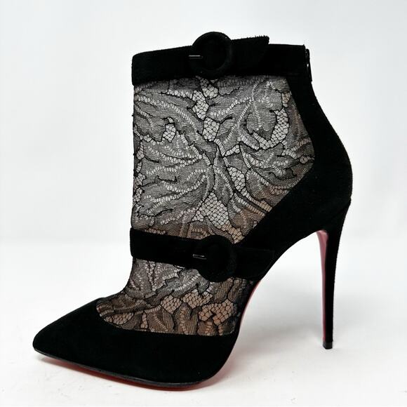 Christian Louboutin Boteboot Suede Ankle Boots 38 - Picture 9 of 12